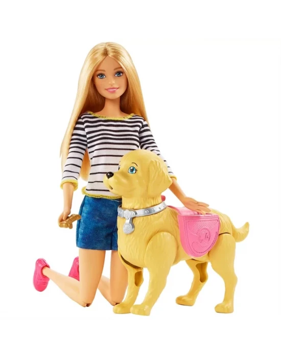 Barbie ve Tuvalet Eğitimindeki Köpeği Oyun Seti