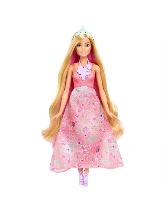 Barbie Dreamtopia Hayaller Ülkesi Renkli Saçlı Prenses Model Bebe
