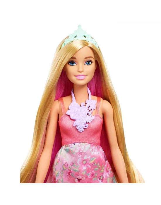 Barbie Dreamtopia Hayaller Ülkesi Renkli Saçlı Prenses Model Bebe