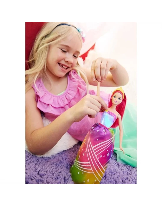 Barbie Gökkuşağı Krallığı Prensesi -Işıklı-
