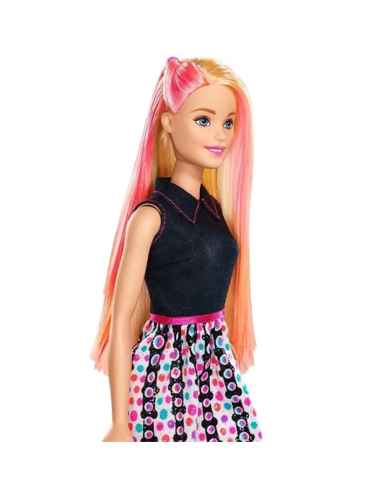 Barbie Renkli Saçlar Oyun Seti