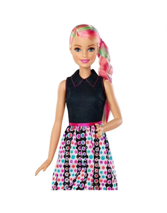 Barbie Renkli Saçlar Oyun Seti