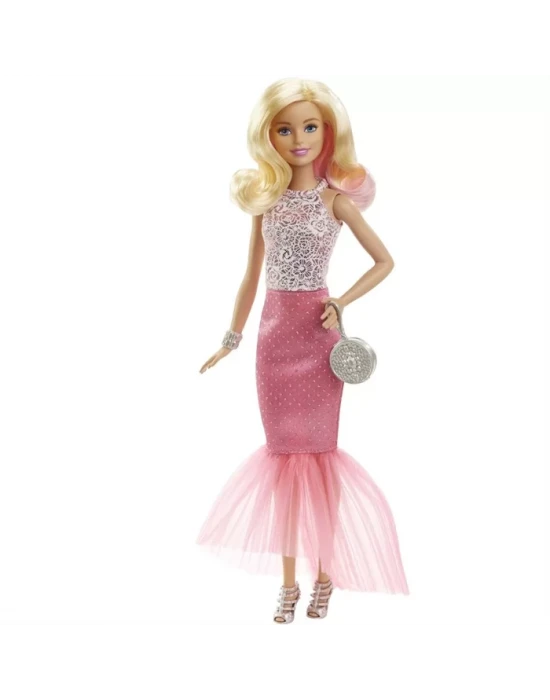 Barbie Büyüleyici Pembe Elbisesi DGY70