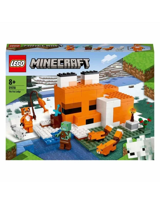 Lego Minecraft Tilki Kulübesi 21178