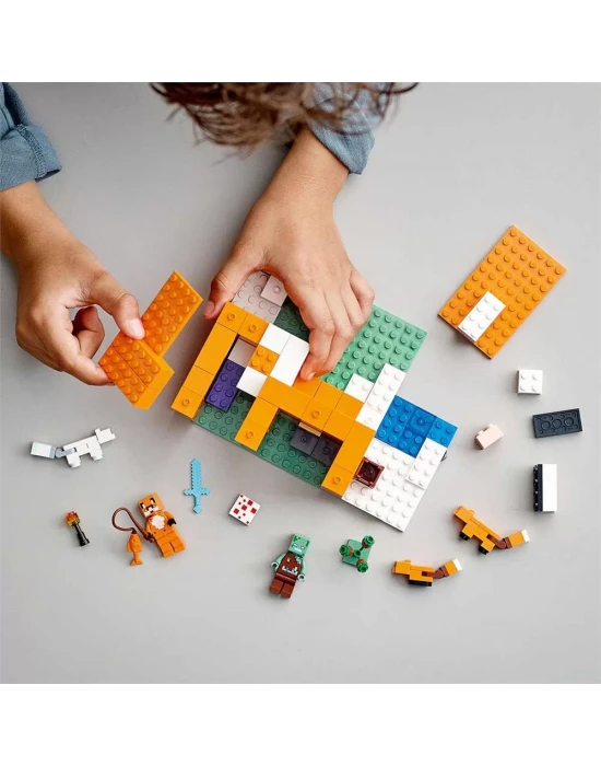 Lego Minecraft Tilki Kulübesi 21178