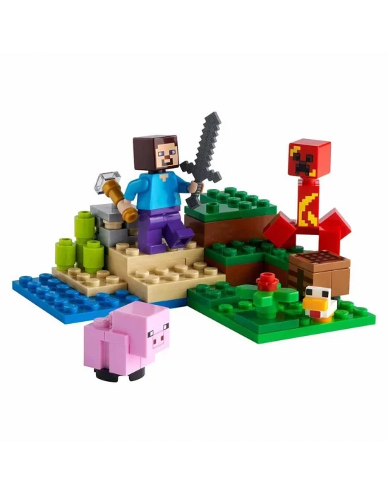 Lego Minecraft Creeper Pususu 21177