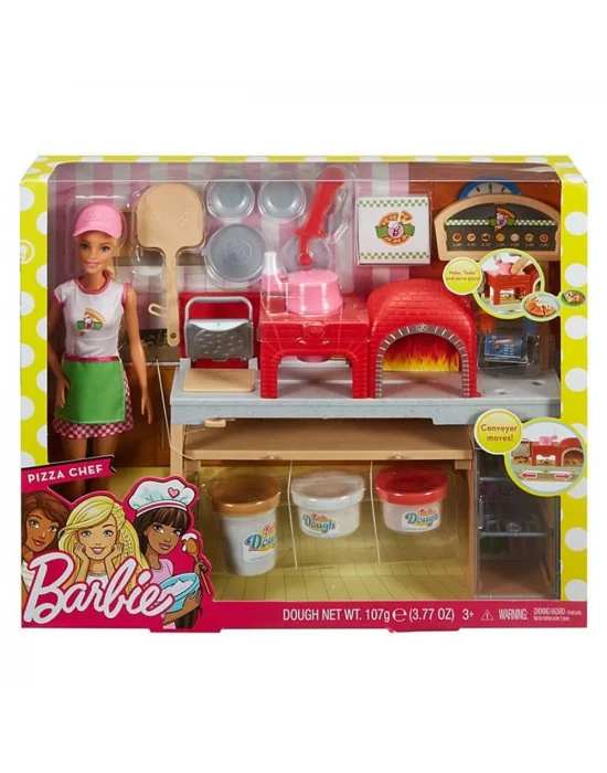 Barbie Pizza Yapıyor Oyun Seti FHR09