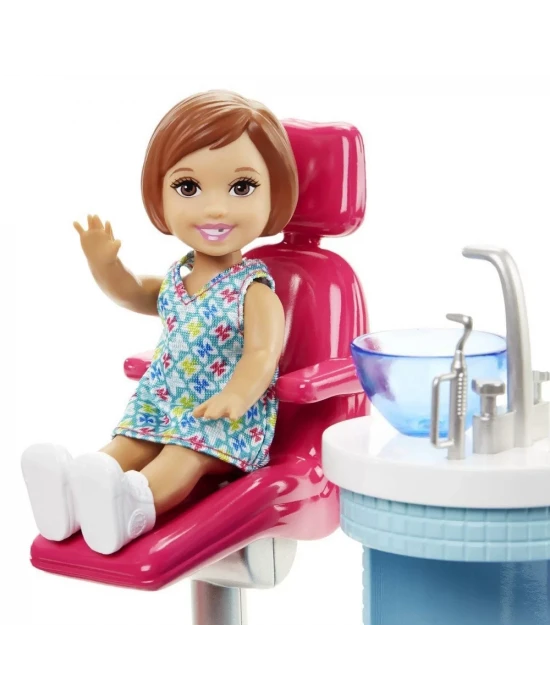 Barbie Ben Büyüyünce Meslek Bebekleri Dişçi Oyun Seti