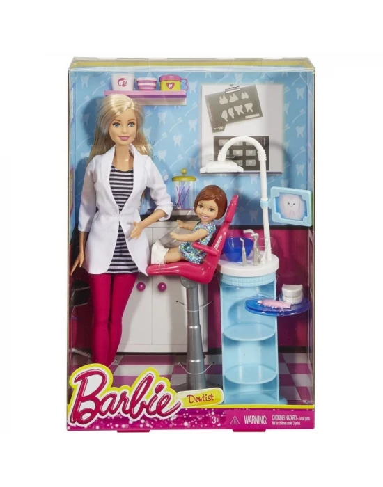 Barbie Ben Büyüyünce Meslek Bebekleri Dişçi Oyun Seti