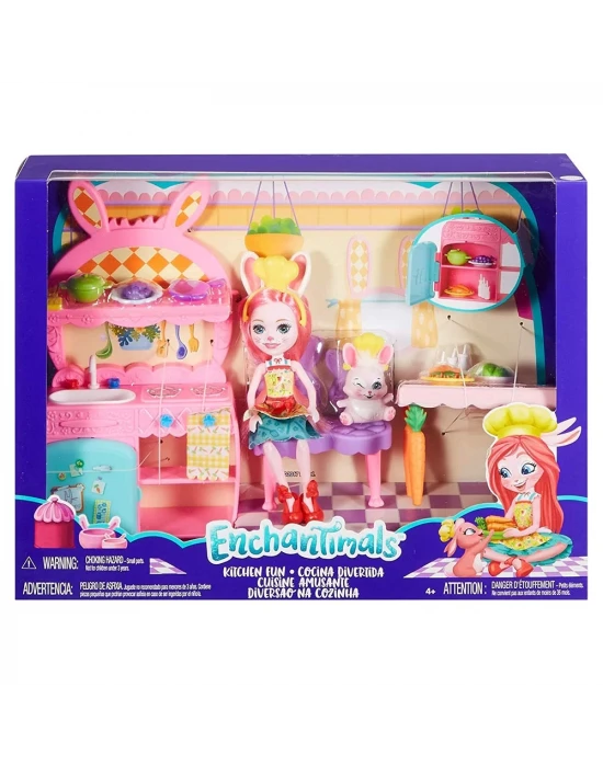 Enchantimals Bree Bunny Mutfak Eğlencesi Seti