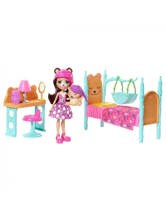 Enchantimals Bren Bear Yatak Odası Seti
