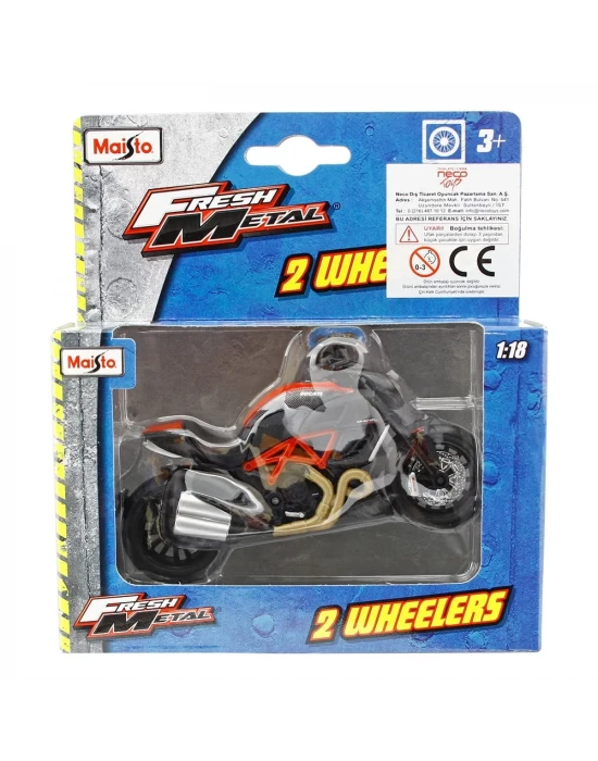 Maisto 1:18 Ducati Diavel Carbon Model Motorsiklet