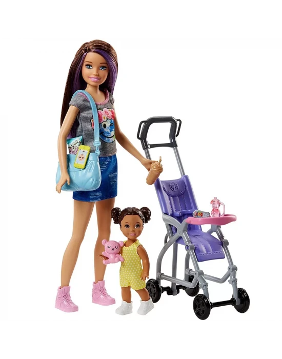 Barbie Skipper Bebek Bakıcılığı Oyun Seti FJB00