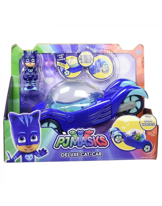 PJ Maskeliler Cat Boy Delüks Figür ve Araç Set