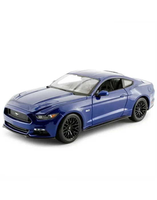 Maisto 2015 Ford Mustang GT 1:18 Model Araba S/E Mavi