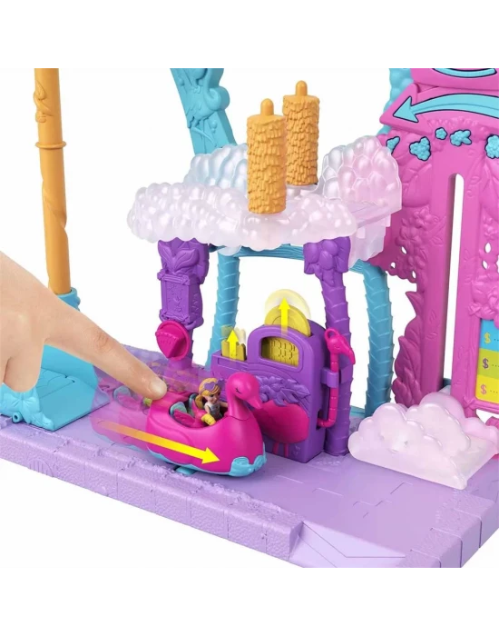 Polly Pocket Flamingo Araba Su Eğlencesi Oyun Seti