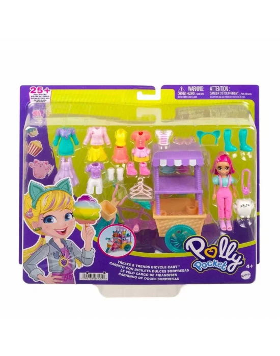 Polly Pocket Bisiklet Dolusu Moda Oyun Seti