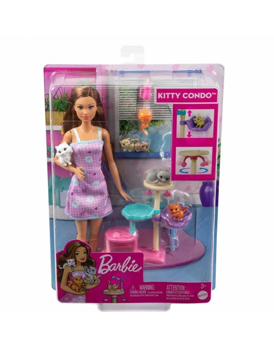 Barbie ve Yavru Kedileri Oyun Seti