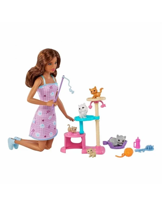 Barbie ve Yavru Kedileri Oyun Seti