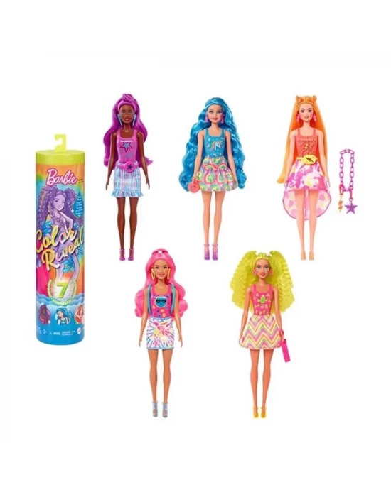 Renk Değiştiren Sürpriz Barbie Neon Saçlı Bebekler