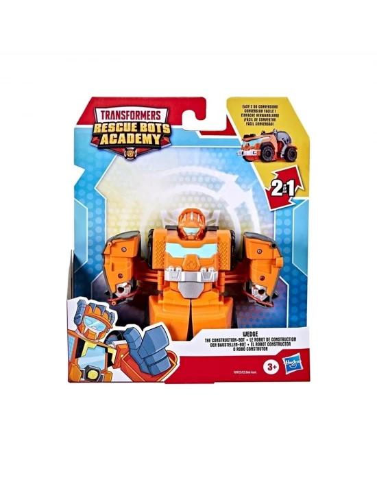 Hasbro Transformers Rescue Bots Academy Figür Wedge - 11 cm Dönüşebilen Robot