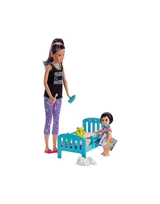 Barbie Marka: Barbie Skipper Bebek Bakıcısı Uyku Zamanı Oyun Seti GHV88
