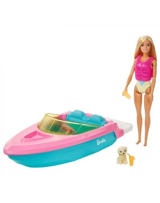 Barbie Bebek ve Teknesi Oyun Seti