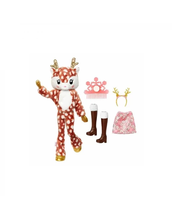 Barbie Cutie Reveal Snowflake Sparkle Bebekler - Geyik