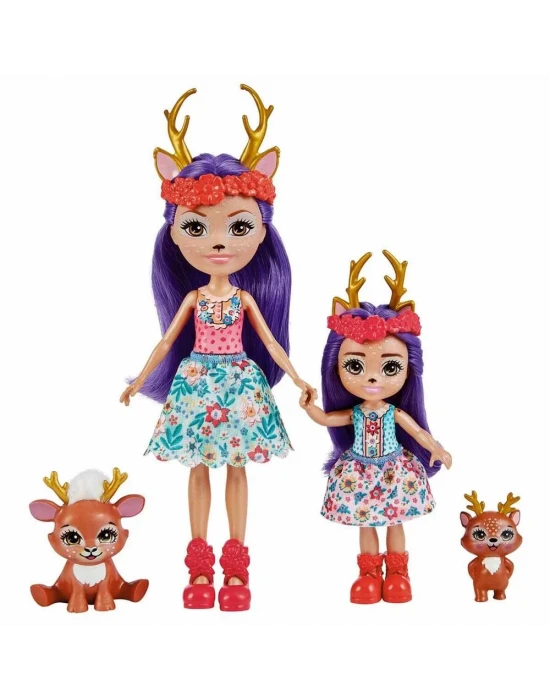 Enchantimals Kız Kardeş Bebekler Serisi - Danessa & Danetta Deer