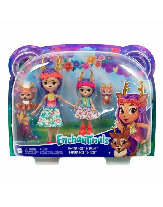 Enchantimals Kız Kardeş Bebekler Serisi - Danessa & Danetta Deer