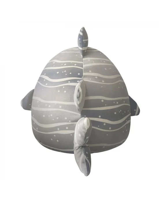 Squishmallow Gri Çizgili Balina Sachie 30 cm