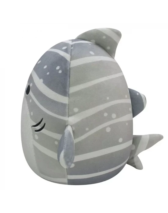 Squishmallow Gri Çizgili Balina Sachie 30 cm