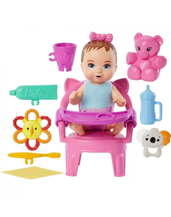 Barbie Bebek Bakıcısı Özellikli Minik Bebekler HJY29
