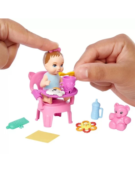 Barbie Bebek Bakıcısı Özellikli Minik Bebekler HJY29