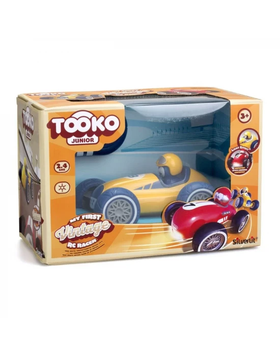 Tooko Junior İlk Vintage Yarış Arabam Uzaktan Kumandalı Sarı