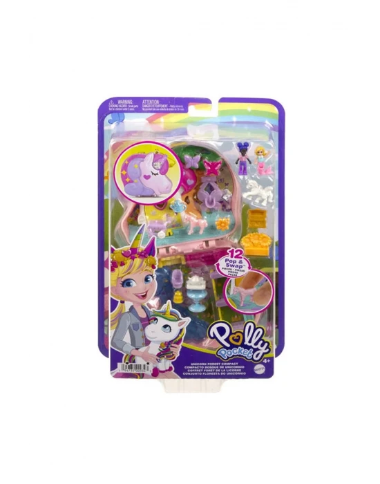 Mattel Polly Pocket ve Maceraları Micro Oyun Setleri Unicorn Forest - HCG20