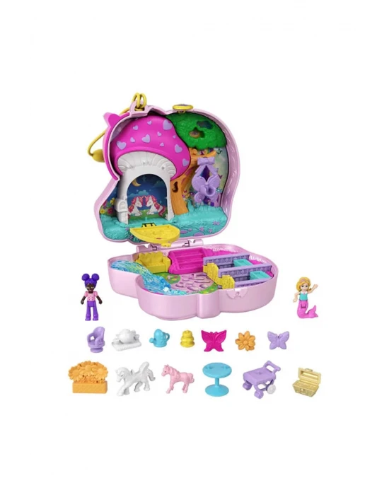 Mattel Polly Pocket ve Maceraları Micro Oyun Setleri Unicorn Forest - HCG20