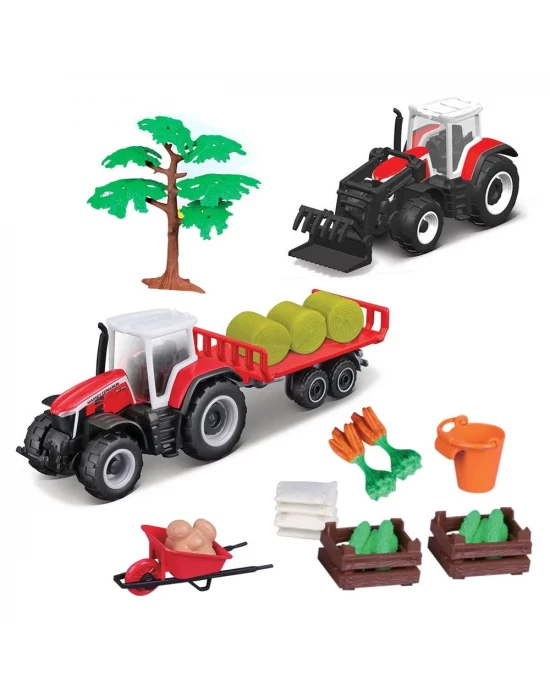 Maisto Çiftlik Seti Büyük - Massey Ferguson