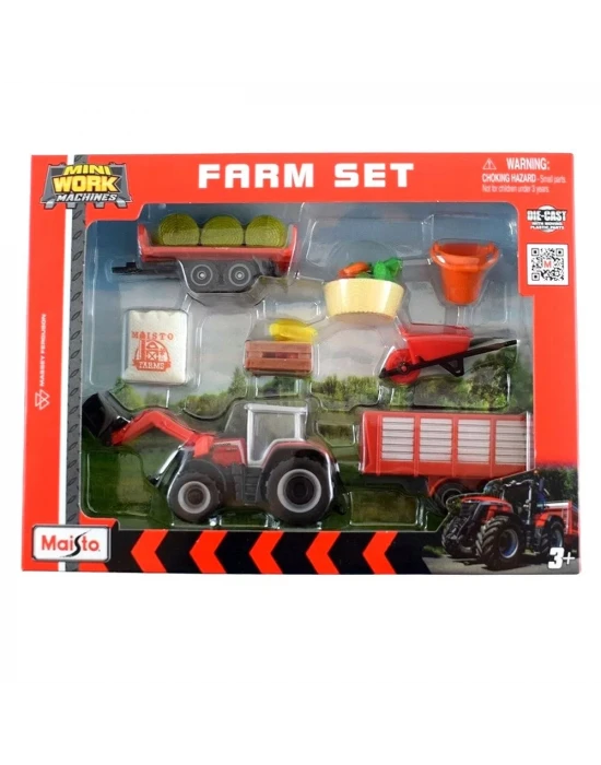 Maisto Çiftlik Seti Küçük - Massey Ferguson