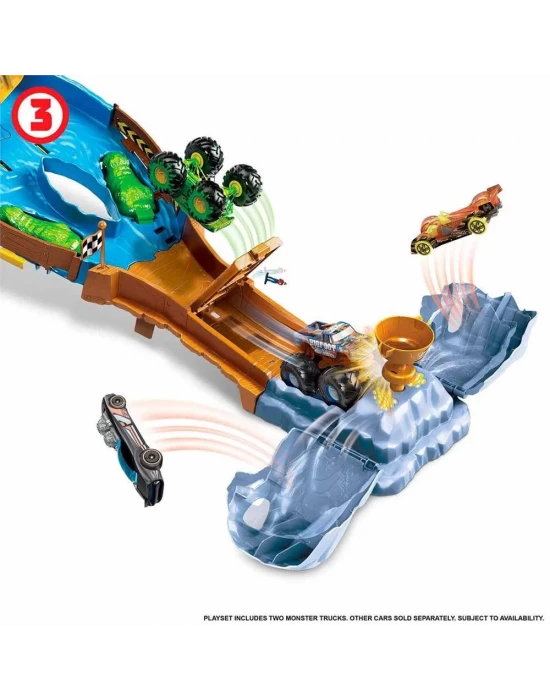 Hot Wheels Monster Trucks Heyecanlı Yarışlar Oyun Seti