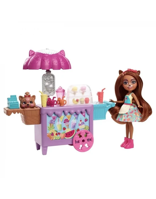 Enchantimals Eğlenceli Oyun Setleri - Harika Dondurma Dükkanı