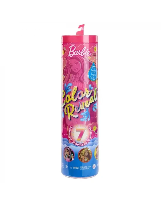 Barbie Color Reveal Meyve Deseni Elbiseli Bebekler HJX49
