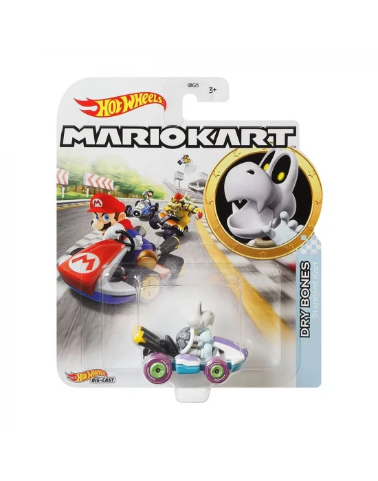 Hot Wheels Mario Kart Karakter Araçlar - Dry Bones
