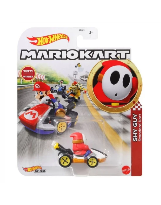 Hot Wheels Mario Kart Karakter Araçlar - Shy Guy