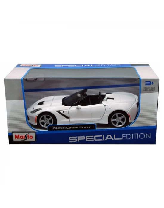 Maisto 1/24 2014 Corvette Stingray Beyaz