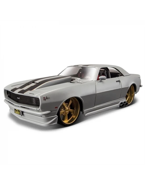 Maisto 1/24 1968 Chevrolet Camaro Z/28 Model Araba - Gri