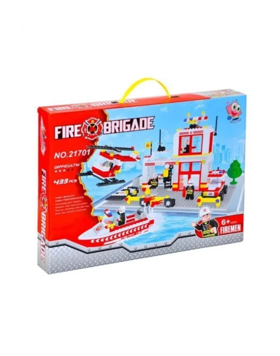 Asya Oyuncak 433 Parça LEGO Itfaiye Seti - 21701