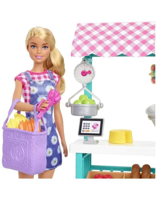 Barbie Çiftçi Pazarı Oyun Seti