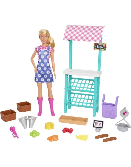 Barbie Çiftçi Pazarı Oyun Seti