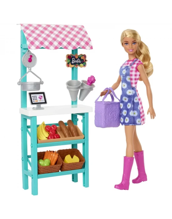 Barbie Çiftçi Pazarı Oyun Seti